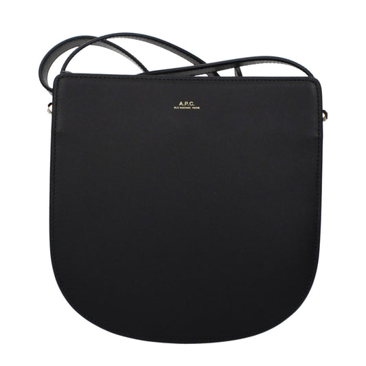 A.P.C. Black Leather Crossbody Bag 1728,75667636384,A.P.C.,Bags,Black,Crossbody Bags - Bags,New with tags,Women