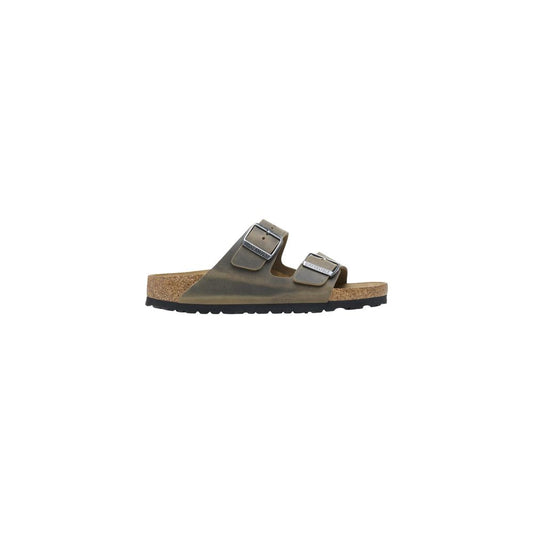 Birkenstock Bicolor Leather Flat Sandals