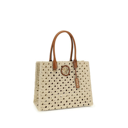 Versace Beige Cotton Shoulder Bag 1728,72470364320,Bags,Beige,New with tags,Shoulder Bags - Bags,Versace,Women