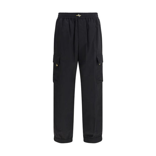 Fendi Black Polyamide Cargo Pants