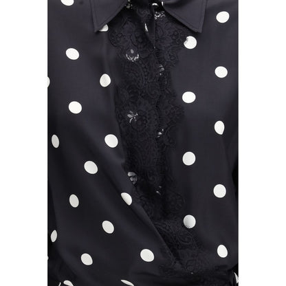 Max Mara Black Silk Casual Dress