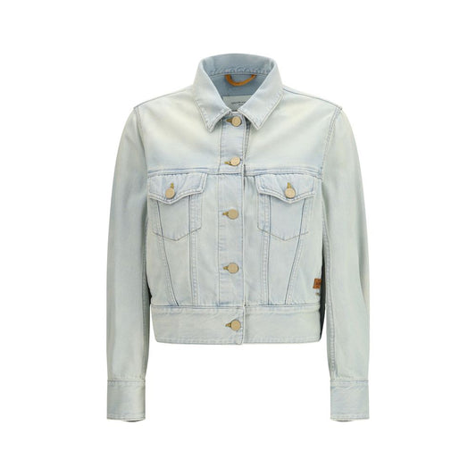 Jacob Cohen Blue Cotton Denim Jacket 1728,72470364320,Blue,Clothing,Denim Jackets - Jackets & Coats - Clothing,IT42 | L,IT44 | L,Jackets & Coats - Clothing,Jacob Cohen,New with tags,Women