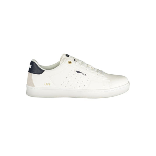 Gas Bianco Polyurethane Men Sneaker 1728,67403481248,Athletic - Sneakers - Shoes,EU40/US7,EU41/US8,EU42/US9,EU43/US10,EU44/US11,EU45/US12,EU46,Gas,Men,New with tags,Shoes,Sneakers - Shoes,White