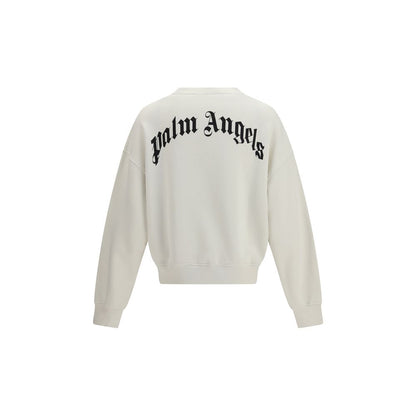 Palm Angels Beige Cotton Sweatshirt