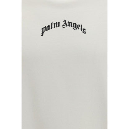 Palm Angels Beige Cotton Sweatshirt