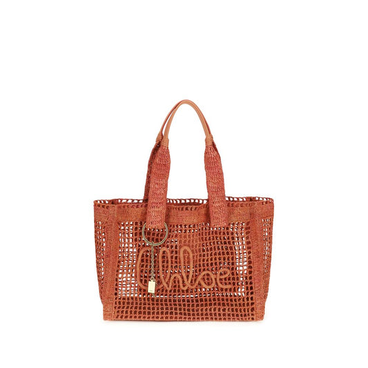 Chloé Multicolor Raffia Shoulder Bag