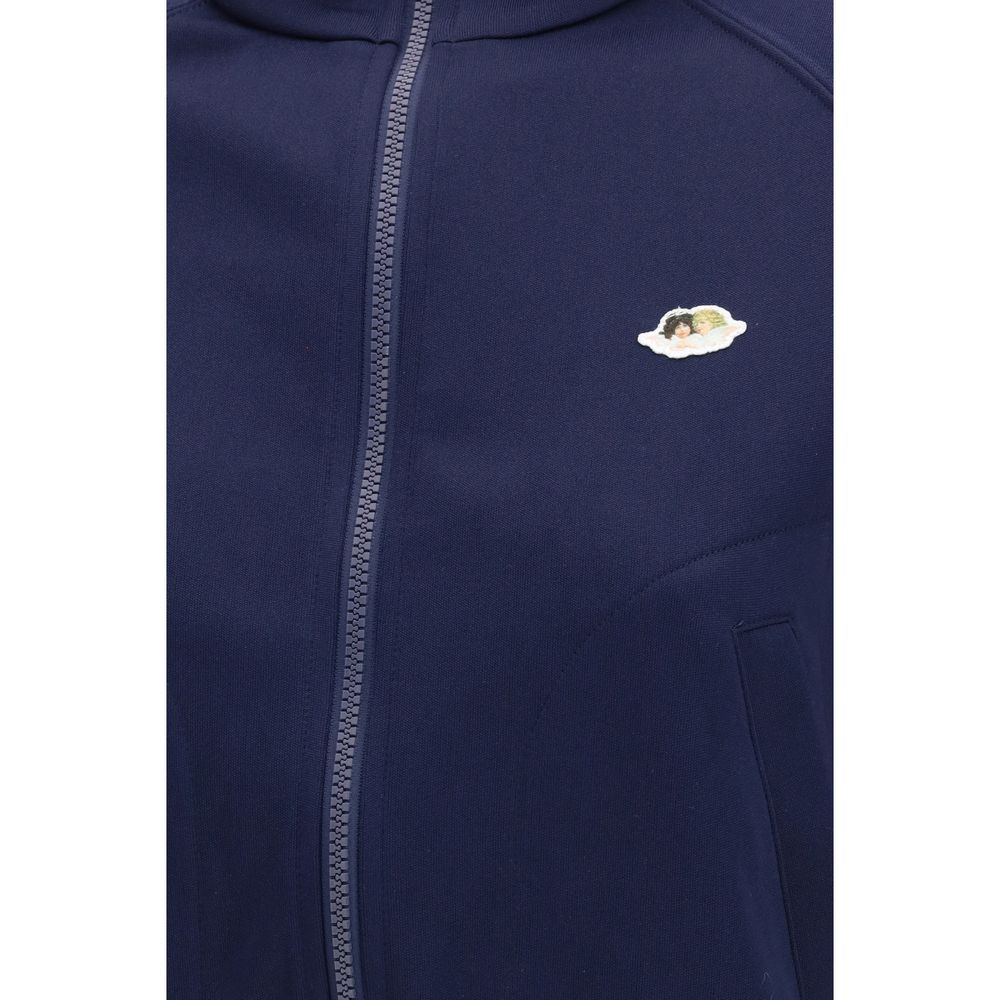 Fiorucci Blue Polyester Sweatshirt