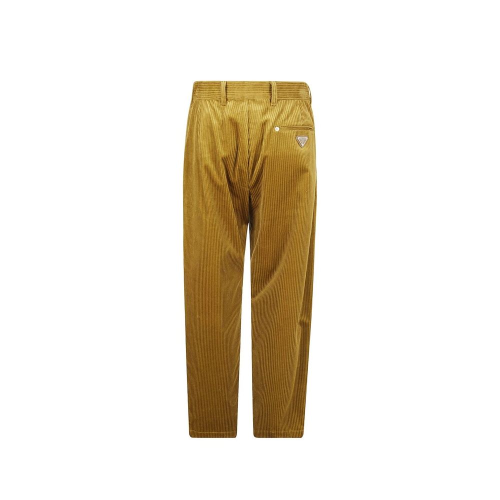 Prada Bicolor Cotton Casual Pants