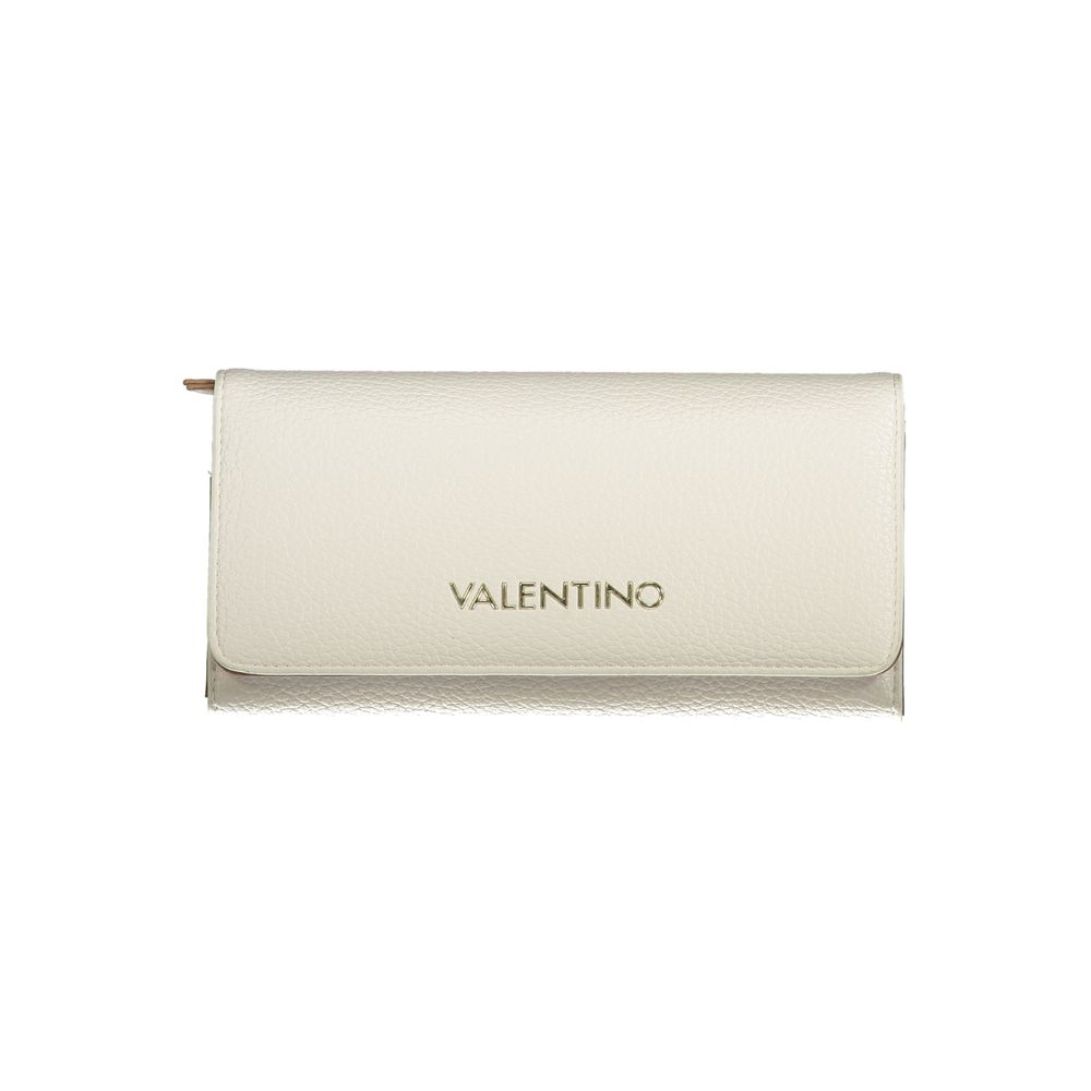 Mario Valentino White Polyurethane Female Wallet