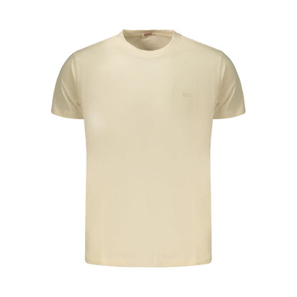 Rifle Beige Cotton Men's T-Shirt