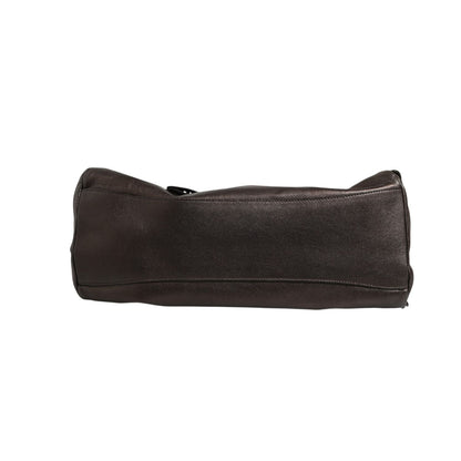 Prada Metallic Nappa Leather Ruffle Shoulder Bag