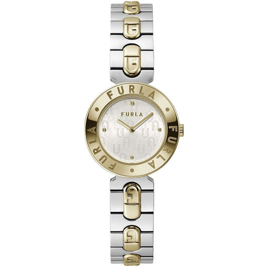 Furla Gray Stainless Steel Dress Watch