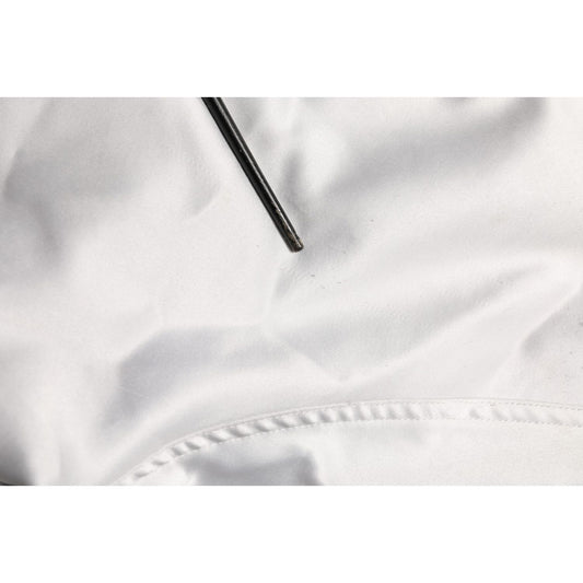 Dolce & Gabbana White DG Logo Polyester JerseyBomber Jacket