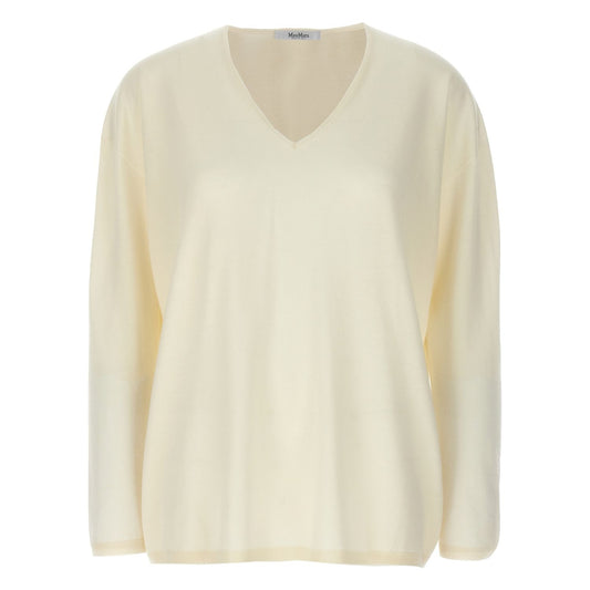 Max Mara White Cashmere Cardigan