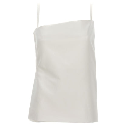Sportmax White Cotton Blouse