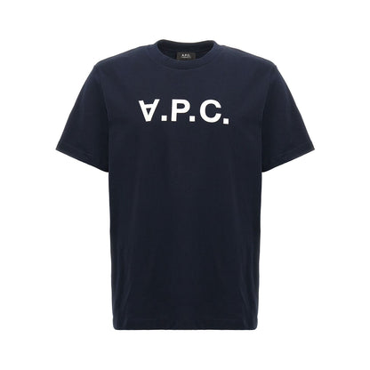 A.P.C. Blue Cotton T-Shirt