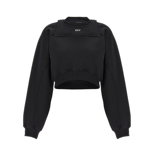 Off-White Bicolor Cotton Sweatshirt