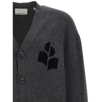 Isabel Marant Gray Cotton Cardigan
