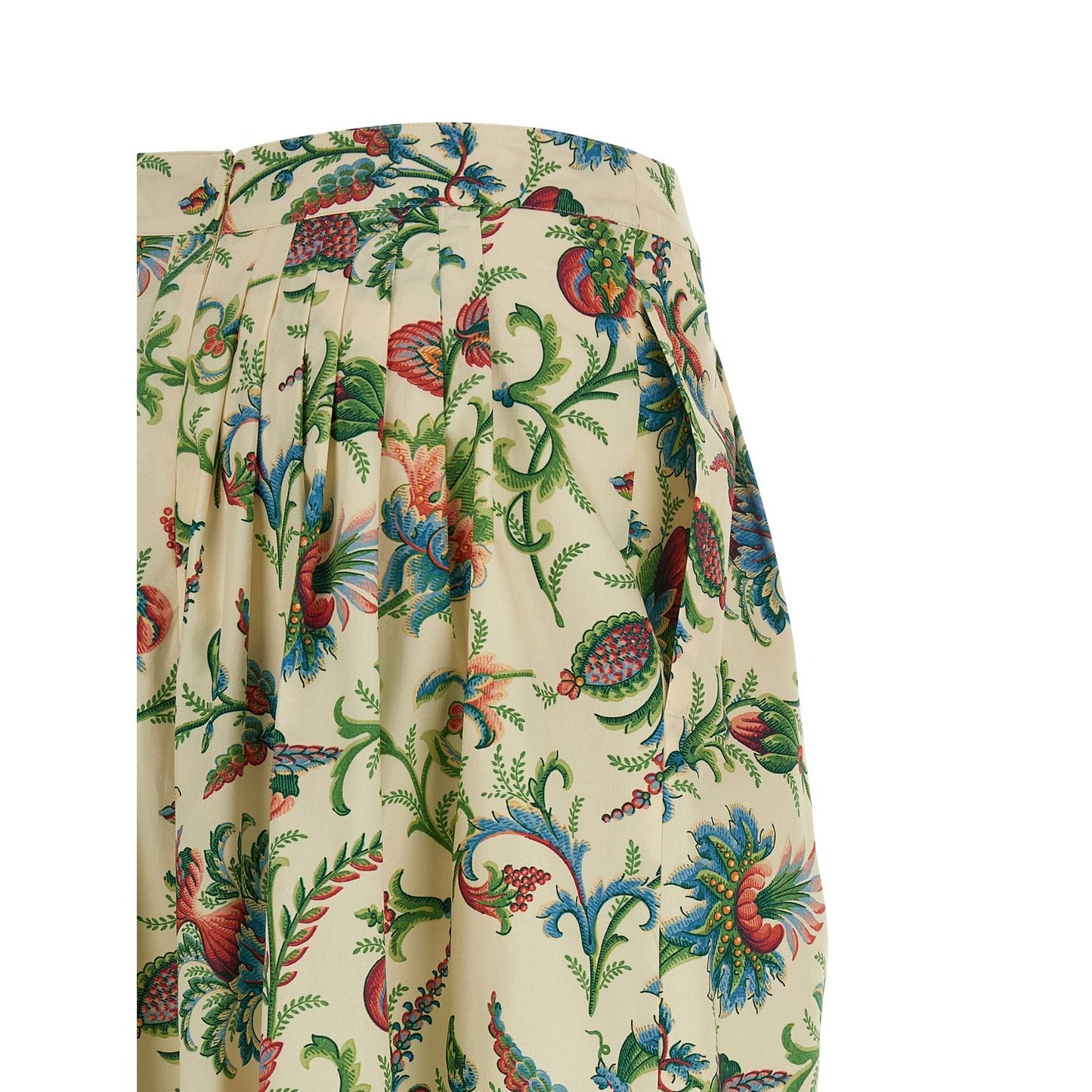 Etro Multicolor Cotton Mini Skirt