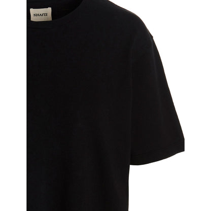 Khaite Black Cotton T-Shirt