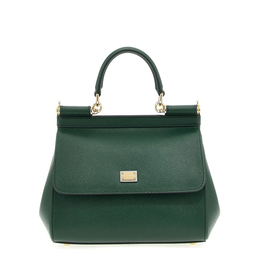 Dolce & Gabbana Bicolor Calfskin Handbag