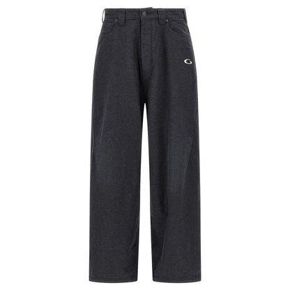 Balenciaga Gray Cotton Casual Pants