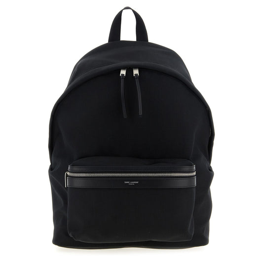 Saint Laurent Black Polyamide Backpack