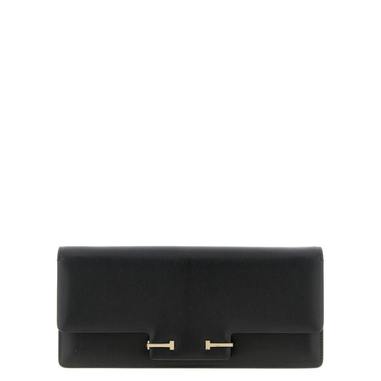 Tom Ford Black Goatskin Shoulder Bag