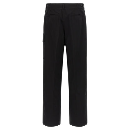 Fendi Black Cotton Cargo Pants