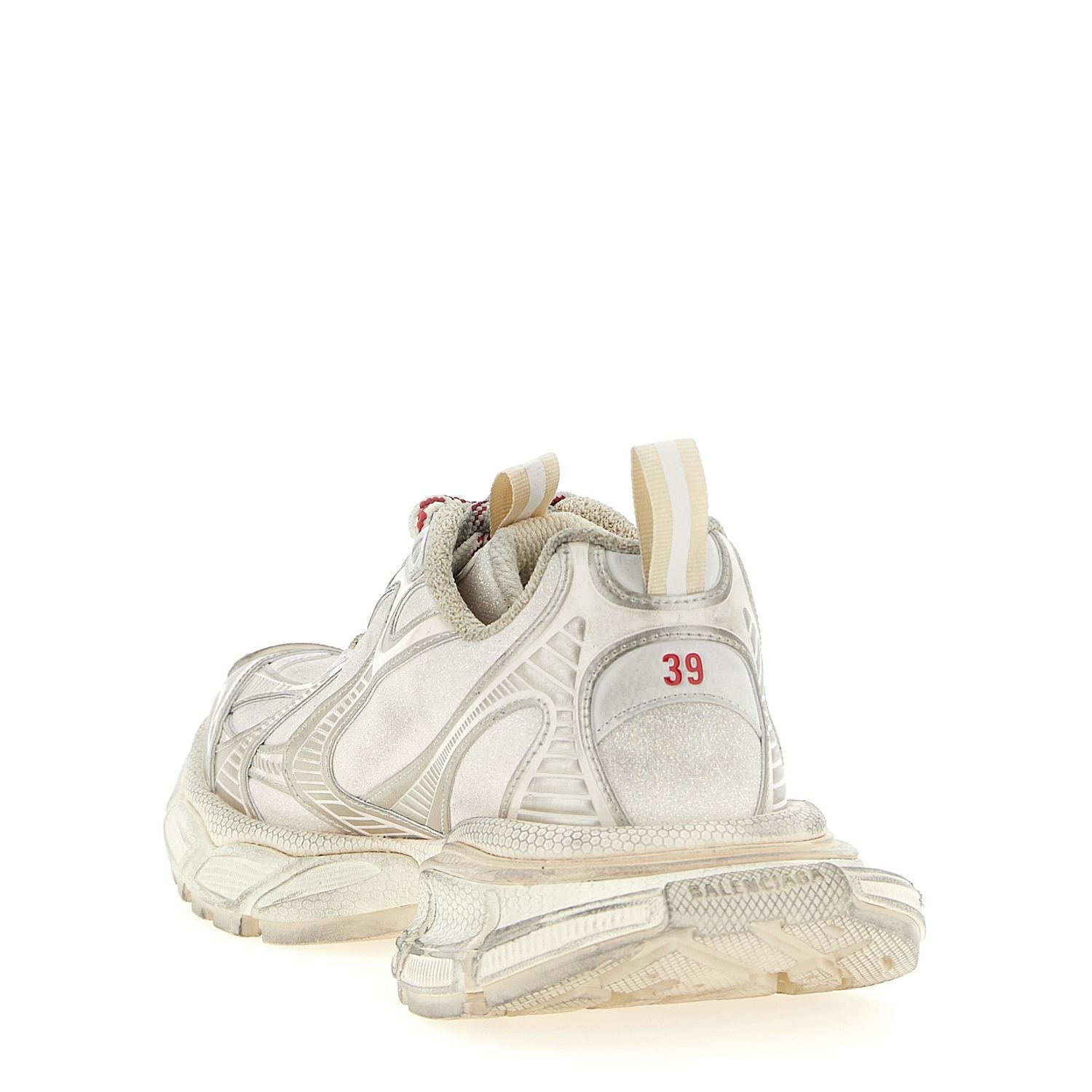 Balenciaga Silver Polyethylene Athletic Sneakers
