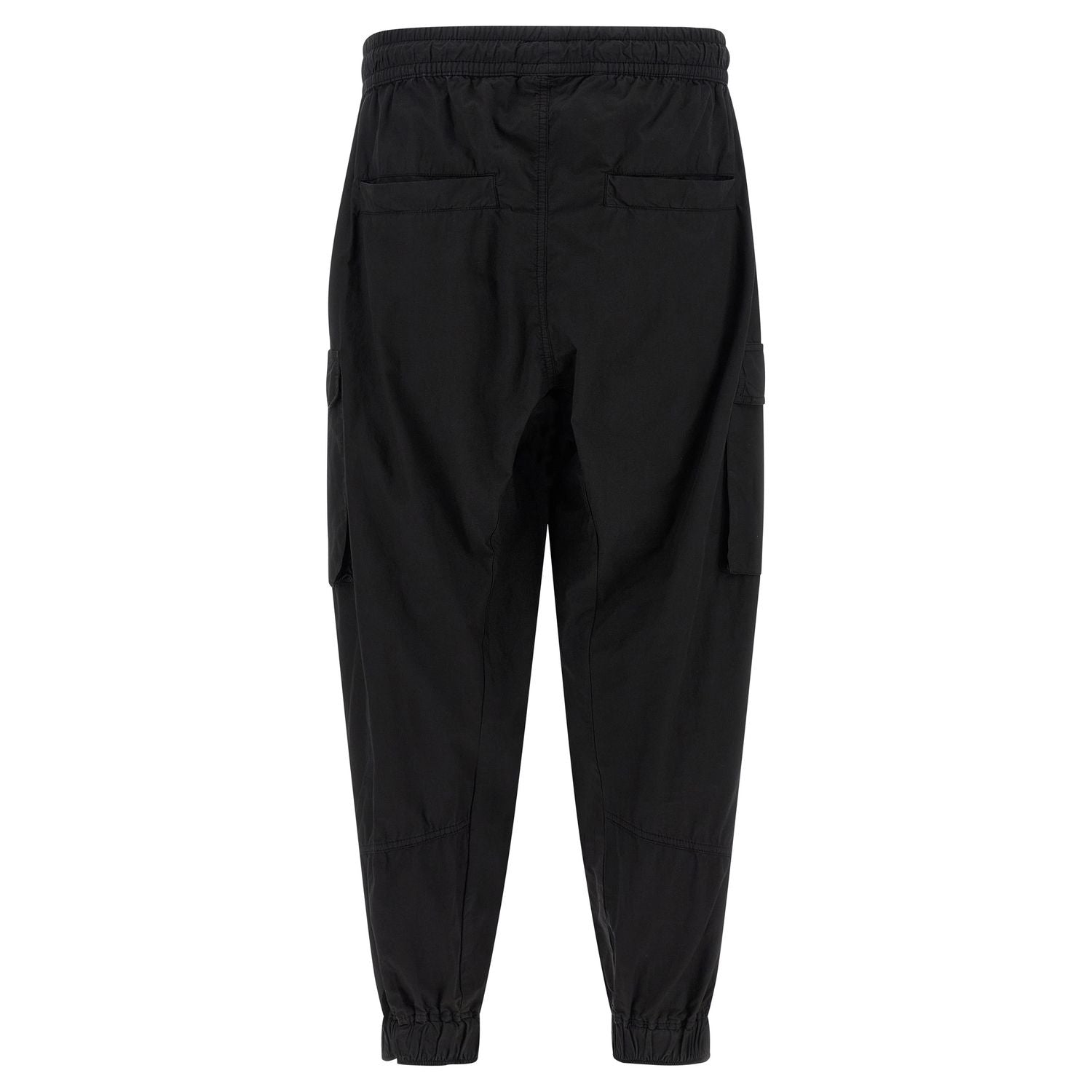 Thom Krom Black Organic Cotton Cargo Pants