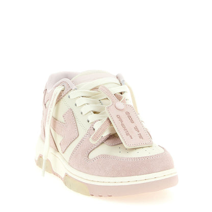 Off-White Multicolor Leather Low Top Sneakers