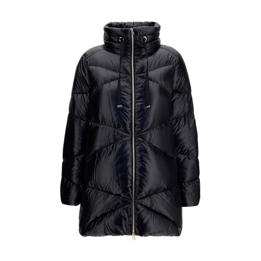Herno Black Polyamide Full-Length Jacket