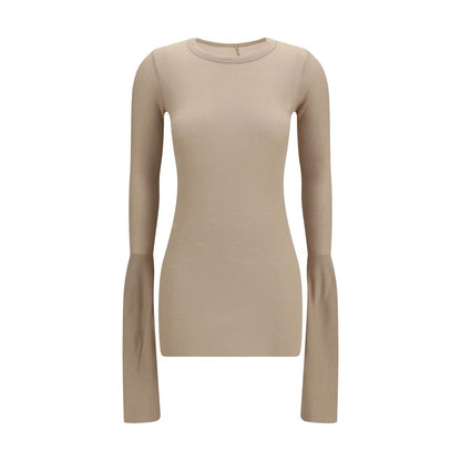 Rick Owens Beige Viscose Shirt