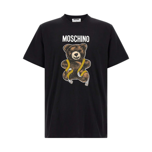 Moschino Black Cotton T-Shirt