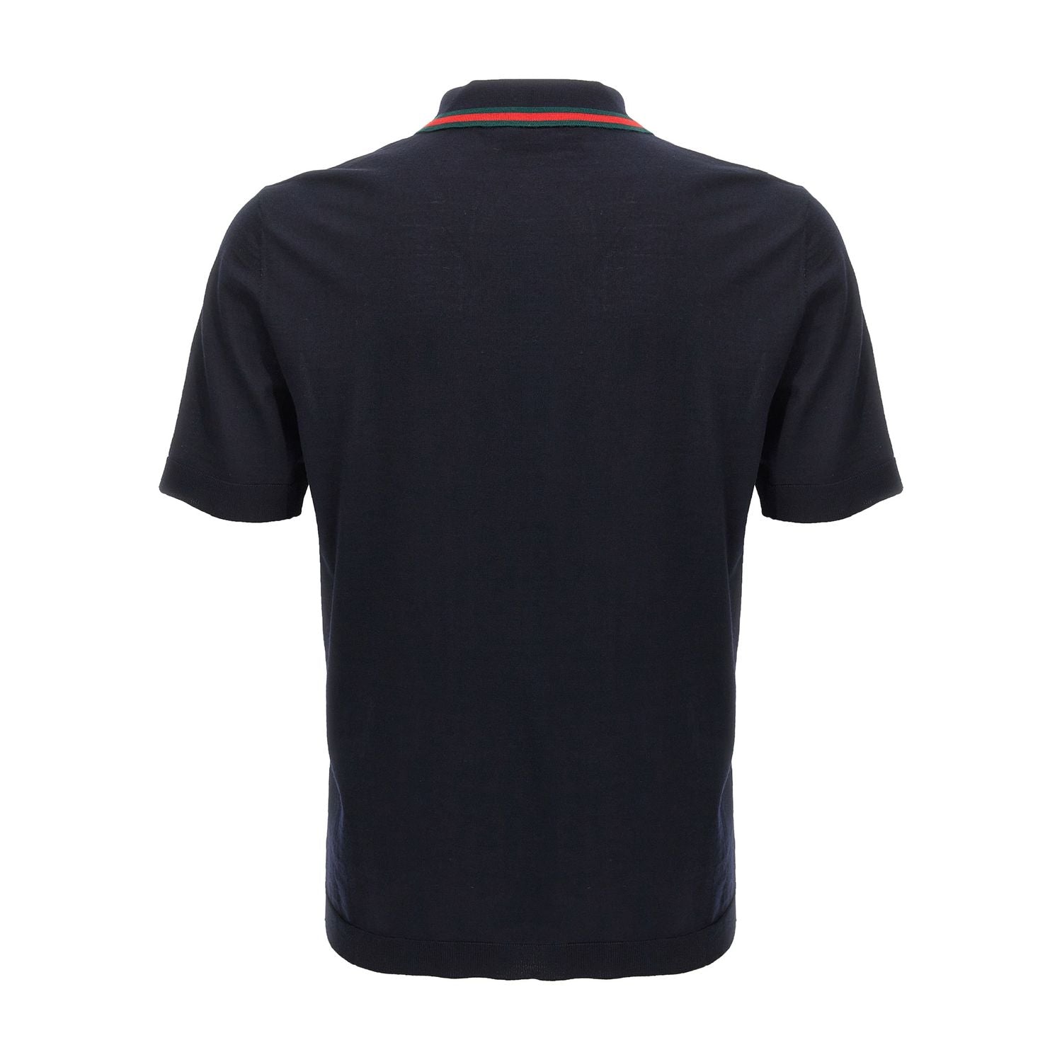Gucci Blue Wool Polo Shirt