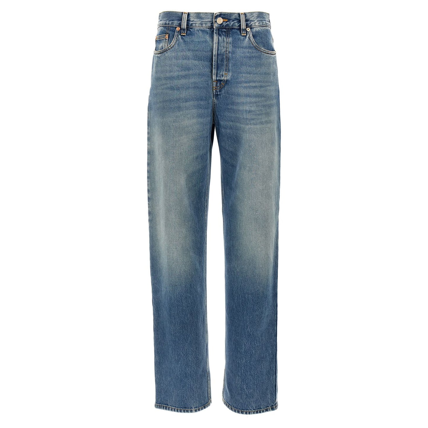 Gucci Blue Cotton Boyfriend Jeans