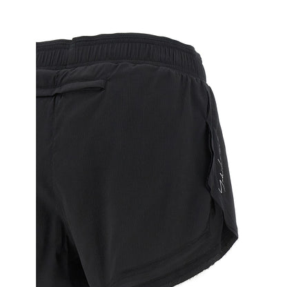 Y-3 Black Polyamide Bermuda Shorts