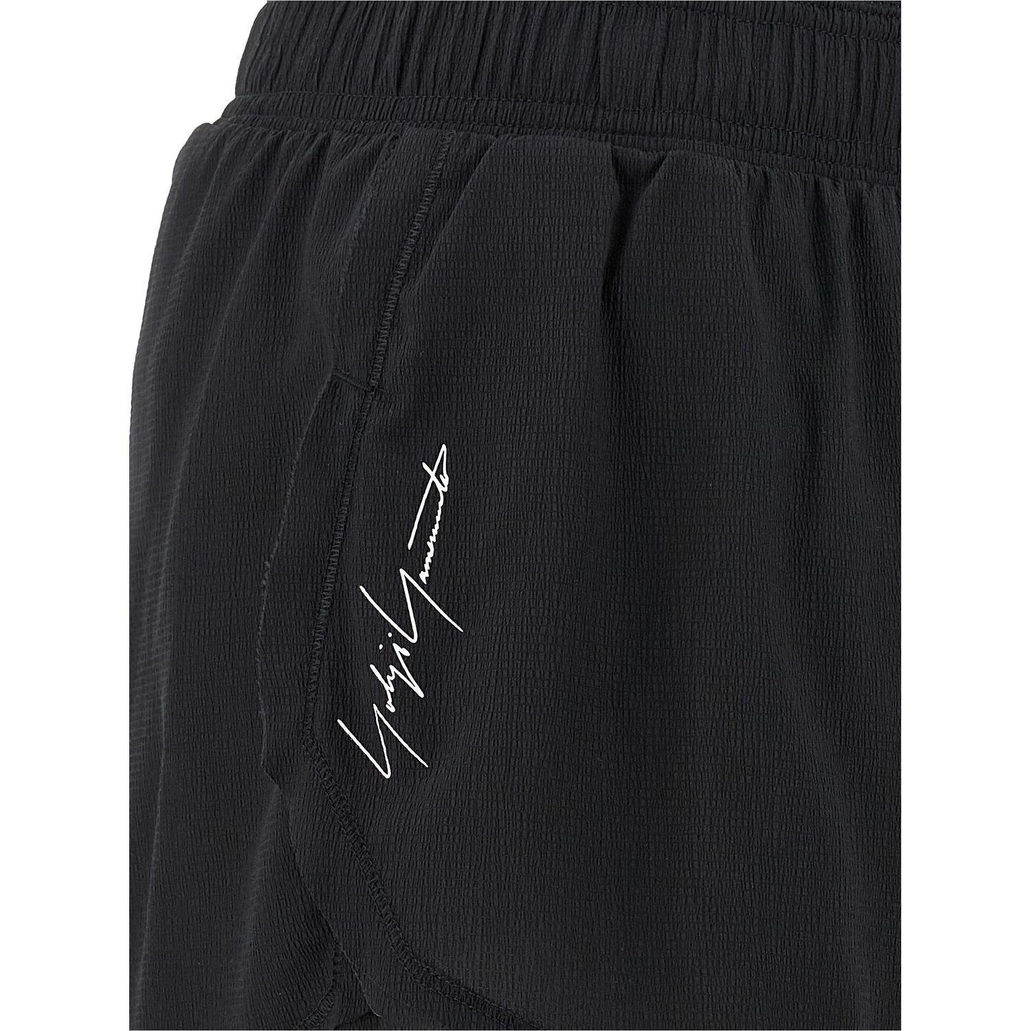 Y-3 Black Polyamide Bermuda Shorts