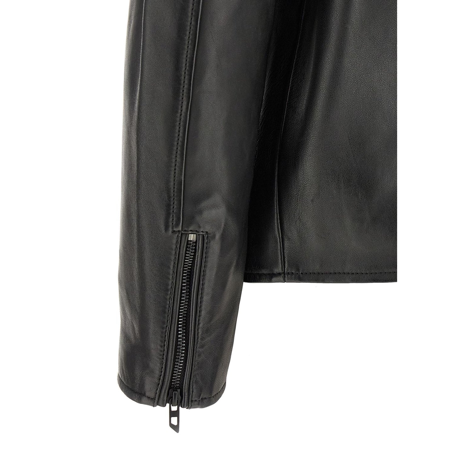Diesel Black Lamb Leather Leather Jacket