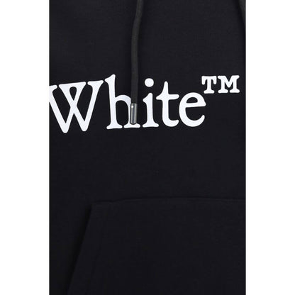 Off-White Black Cotton Sweatshirt