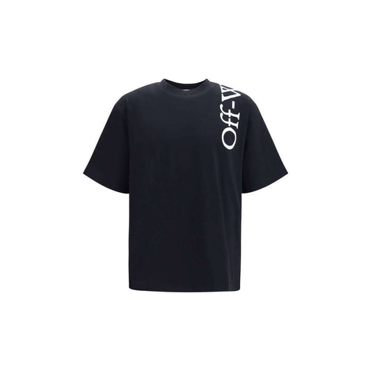 Off-White Black Cotton T-Shirt