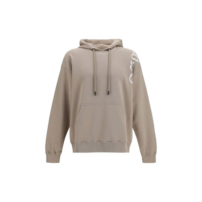 Off-White Beige Cotton Sweatshirt
