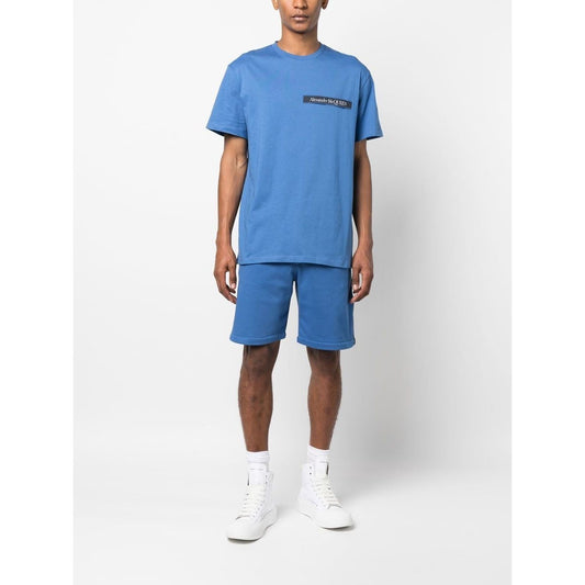 Alexander McQueen logo-tape jersey shorts Short trousers Alexander Mcqueen Lavender