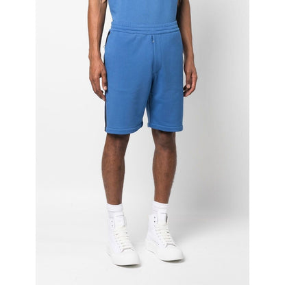 Alexander McQueen logo-tape jersey shorts Short trousers