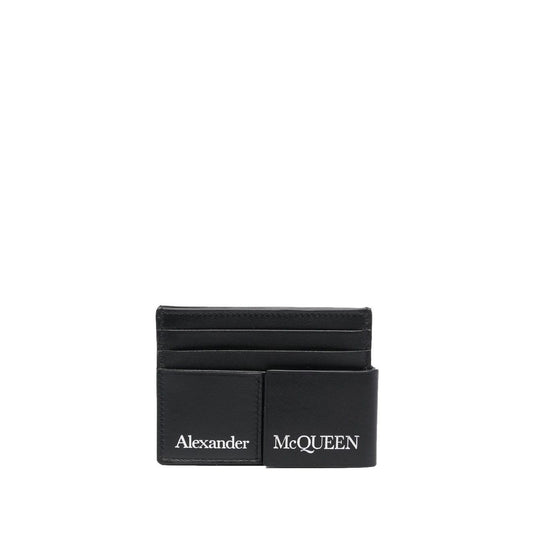 Alexander McQueen Card holder with print Small Leather Goods