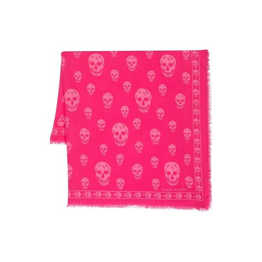 Alexander McQueen Scarfs Fuchsia