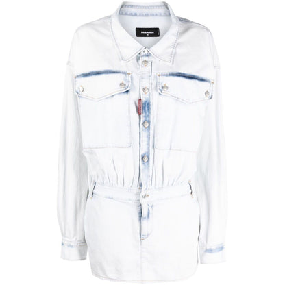 Dsquared2 Dresses Clear Blue