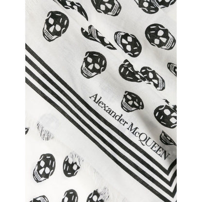 Alexander McQueen Skull wool scarf