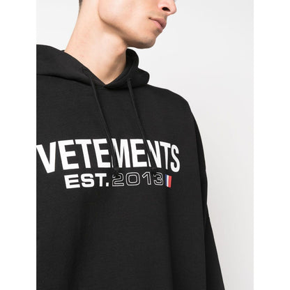 Vetements Sweaters Black Topwear